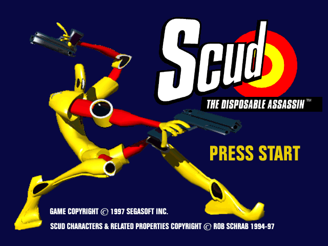 Scud The Disposable Assassin Title Screen